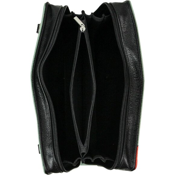 Literary Novelty Clutch Faux Leather Book-Shaped Handbag Crossbody Wallet - Picture 6 of 7